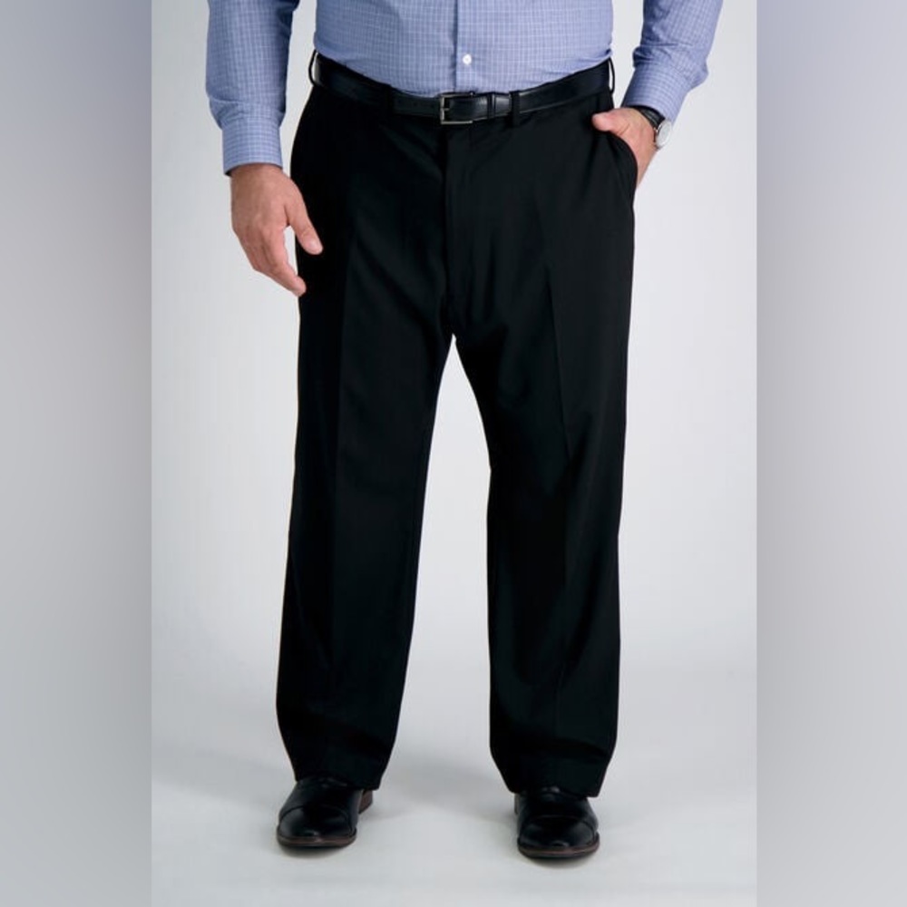 Big & Tall J.M. Haggar Premium Stretch Suit Pant - Flat Front